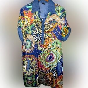 VivI Dress, L, Multicolor P2P 21”